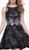 Sleeveless Embroidered Bateau Cocktail Dress