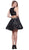 Sleeveless Embroidered Bateau Cocktail Dress