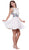 Nox Anabel - 6281 Sleeveless Embroidered Bateau Cocktail Dress