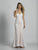 Dave & Johnny Strapless Sweetheart Fitted Gown A6281 In White