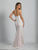 Dave & Johnny Strapless Sweetheart Fitted Gown A6281 - 1 Pc. Ivory in size 16 Available