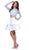 Nox Anabel - 6290 Quarter Sleeve Laced Two-Piece Cocktail Dress
