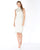 Mac Duggal - 62921R Beaded High Sheath Dress In White