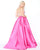 Mac Duggal - 62972M Embellished Halter Ballgown In Pink