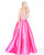 Mac Duggal - 62972M Embellished Halter Ballgown In Pink