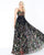 Mac Duggal - Sheer Sweetheart Floral Embroidered A-Line Gown 62989M In Black and Multi-Color