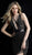 Jovani - 62994  Beaded Crisscross-Strapped Cocktail Dress in Black