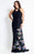 Rachel Allan Curves - 6318 Choker Neck Beaded Mermaid Gown in Black