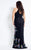 Rachel Allan Curves - 6318 Choker Neck Beaded Mermaid Gown in Black