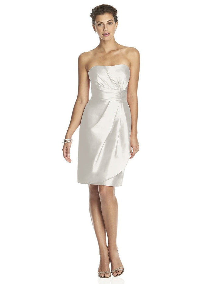 D602 Bridesmaid Dress in Snow White
