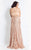 Rachel Allan Curves - 6322 Sleeveless Sequined Fitted Gown in Neutral