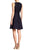 Anne Klein  - 10628314 Embroidered Jewel Lace Dress in Blue