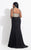 Rachel Allan Curves - 6330 High Neck Beaded Mermaid Gown in Black