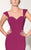 MNM Couture - Tiered Ruffles Mermaid Gown N0020 in Purple