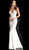 Jovani - 63456 Adorned Lace Backless Long Gown