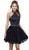 Embellished Halter Neck Cocktail Dress
