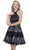 Nox Anabel - 6348 Embellished Halter Neck Cocktail Dress