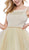Nox Anabel - 6353 Sleeveless Straight-Across Neck Chiffon Cocktail Dress