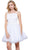 Nox Anabel - 6353 Sleeveless Straight-Across Neck Chiffon Cocktail Dress