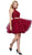 Nox Anabel - 6354 Lace Illusion High Halter A-line Dress