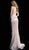 Jovani - 63552 Allover Sequin Lace Up Side Sheath Prom Dress in Pink