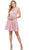 Embellished Waist Sweetheart Neckline Cocktail Dress