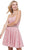 Embellished Waist Sweetheart Neckline Cocktail Dress
