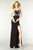 Alyce Paris - 6361 Long Dress In Black Silver
