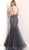 Jovani - 63700 Beaded Embellished Sleeveless Trumpet Prom Dress in Gray