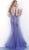 Jovani - 63700 Beaded Embellished Sleeveless Trumpet Prom Dress in Purple