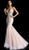 Jovani - 63704 Corset V Neck Spaghetti Strap Mermaid Prom Dress in Pink