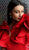 Jovani - 63890 Ruffled Off-Shoulder Sheath Knee Length Dress in Red
