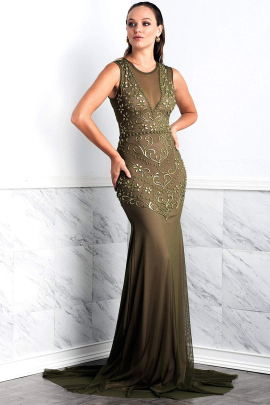 Baccio Couture - Zair Painted Green 