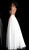Jovani - 64016 Plunging Halter Glitter Overlay Gown