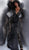 Jovani - Embellished Long Sleeve Deep V-neck Jumpsuit 64068 In Black