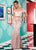 Rachel Allan - 6407 Embroidered Two Piece Off-Shoulder Trumpet Dress In Pink