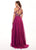 Rachel Allan - 6411 Beaded Embellished 2-Piece Cold Shoulder Prom Gown In Pink