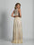 Dave & Johnny - A6413 Two-Piece Sleeveless A-line Gown in White