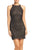 Aidan Mattox - Halter Neckline Embellished Short Dress 54473450 in Black
