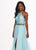 Rachel Allan - 6437 Two Piece Embroidered Lace Halter A-line Dress In Blue