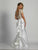 Dave & Johnny - A6439 Two-Piece Short Sleeves Mermaid Gown in White