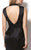 Mac Duggal Black White Red - 80367 Tuxedo Style Peplum Evening Dress In Black