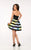 Shorts by Mon Cheri - MCS11616 Dress in Black and Multi-Color