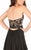 Shorts by Mon Cheri - MCS11618 Dress in Black and Neutral