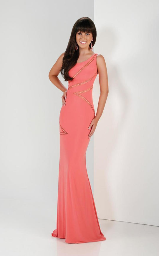 La Gala Prom by Mon Cheri - 116582 Long Dress In Coral
