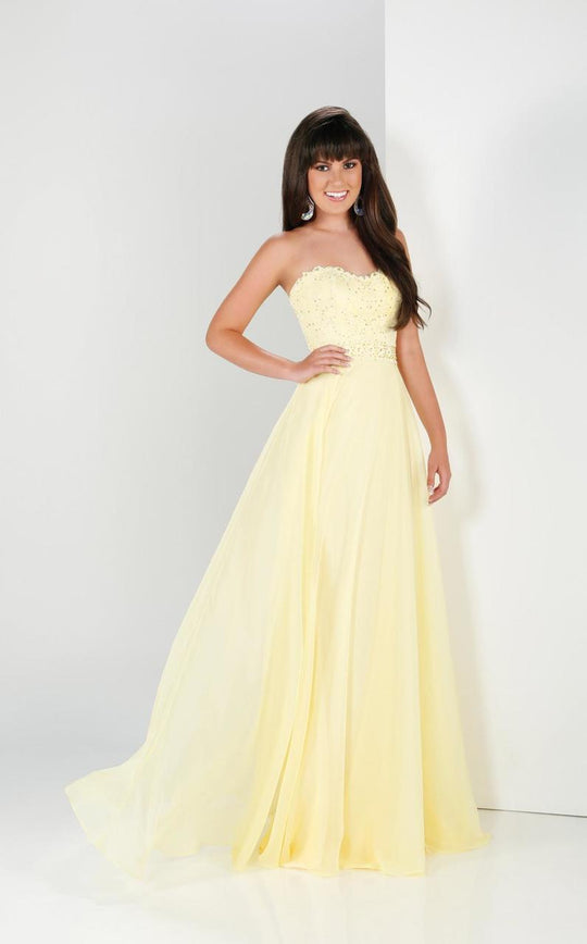 La Gala Prom by Mon Cheri - 116584 Long Dress In Yellow