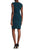 Anne Klein  - 10635970 Sleeveless Multi-Color Bateau Dress in Multi-Color