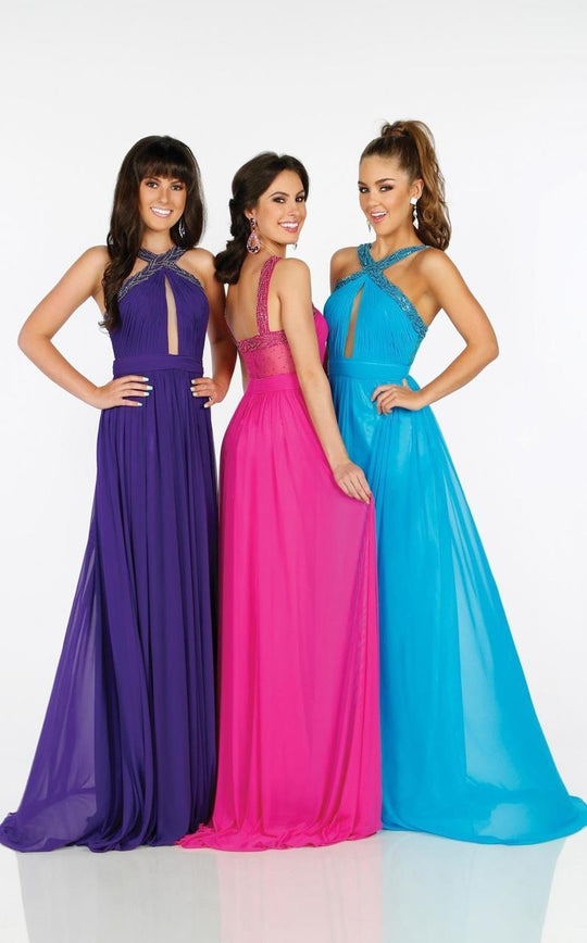 La Gala Prom by Mon Cheri - 116594 Long Dress In Purple