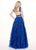 Rachel Allan - 6467 Sequined Two-Piece Sweetheart Bodice Gown In Blue