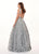 Rachel Allan - 6467 Sequined Two-Piece Sweetheart Bodice Gown In Silver